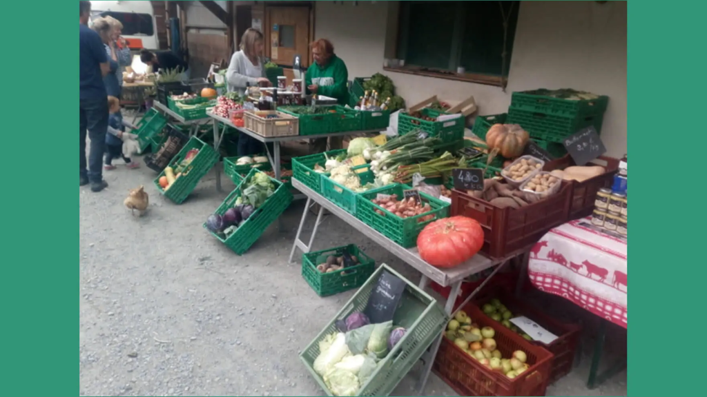 Marché paysan Les Houches