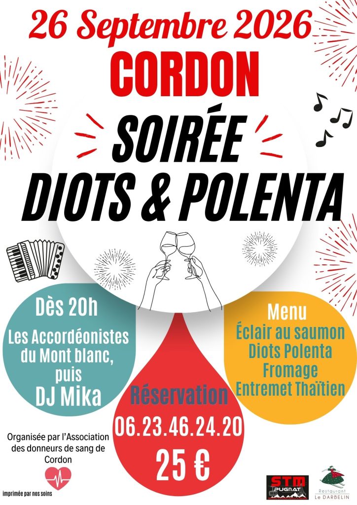 Repas Dansant des Donneurs de Sang Cordon