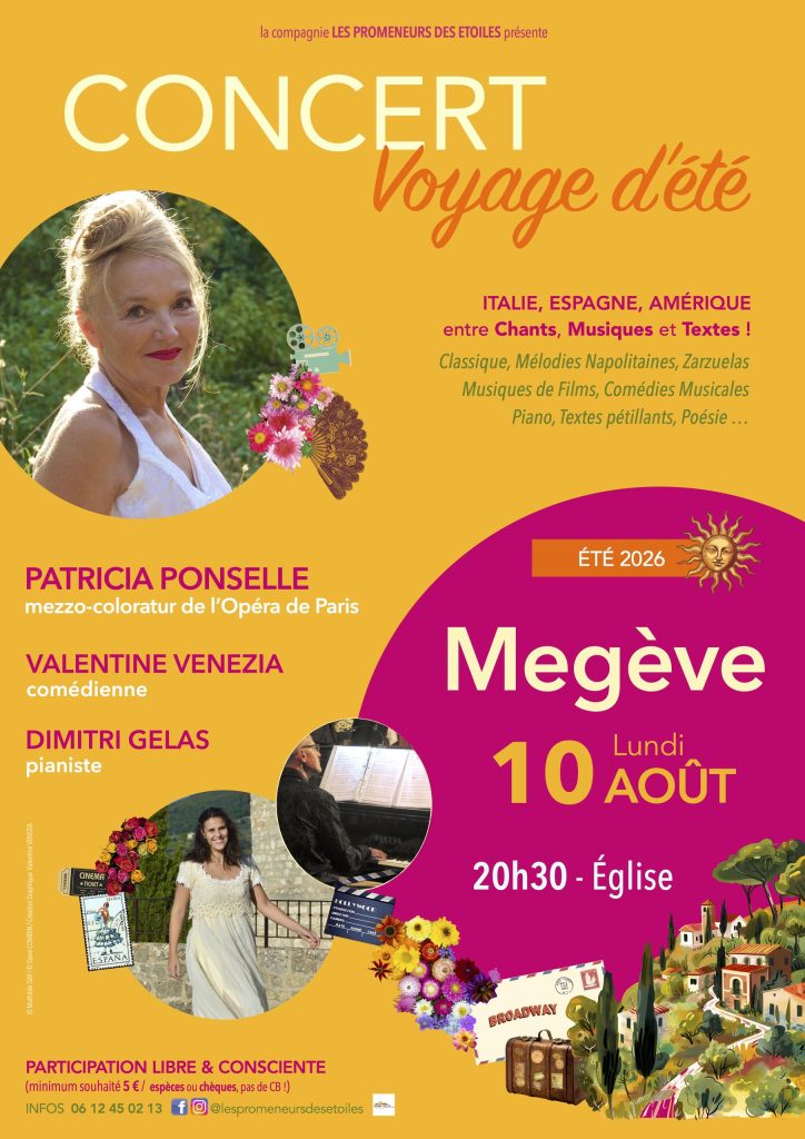 Concert Lyrique Voyage d'été Megève
