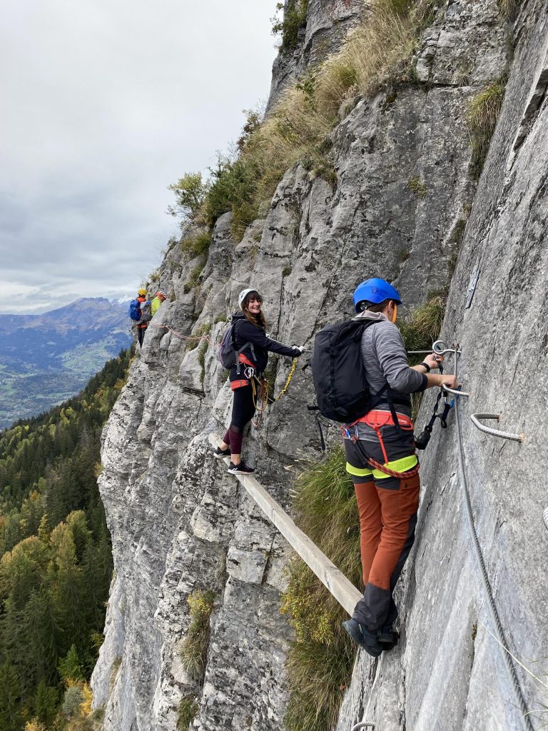 Via Ferrata avec Vincent, Guide du Bureau Montagne de Passy Passy