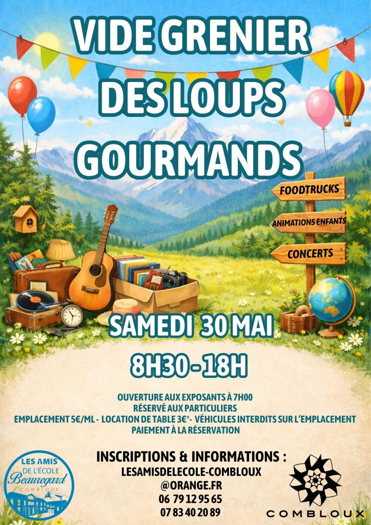 Vide Grenier Loups Gourmands Combloux