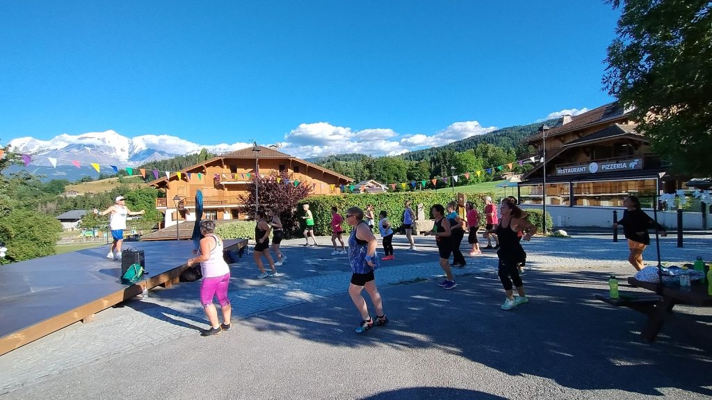 Initiation zumba en extérieur Cordon