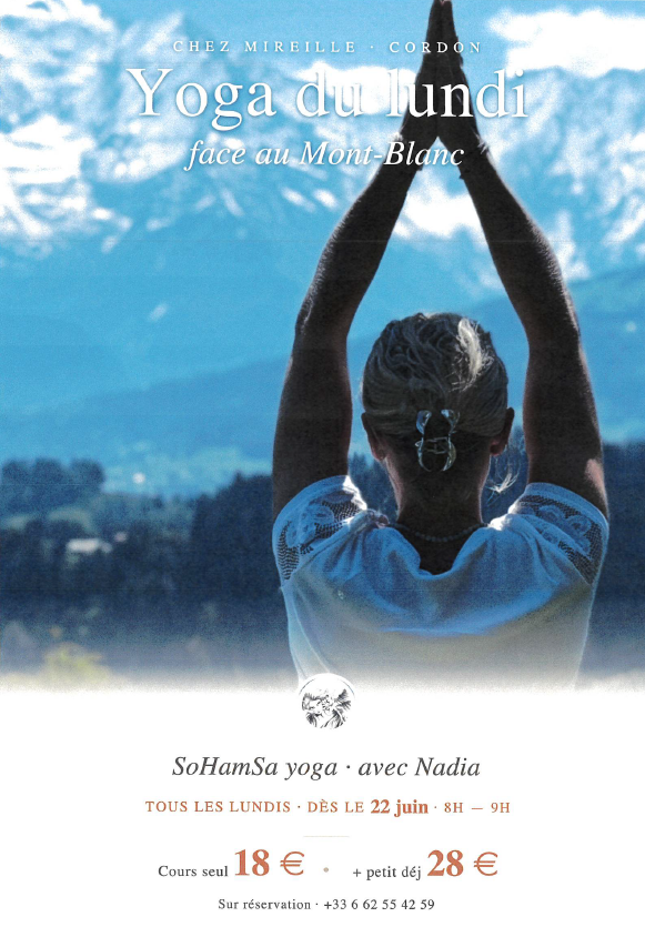 Yoga de l'énergie et petit déjeuner vitaminé Cordon