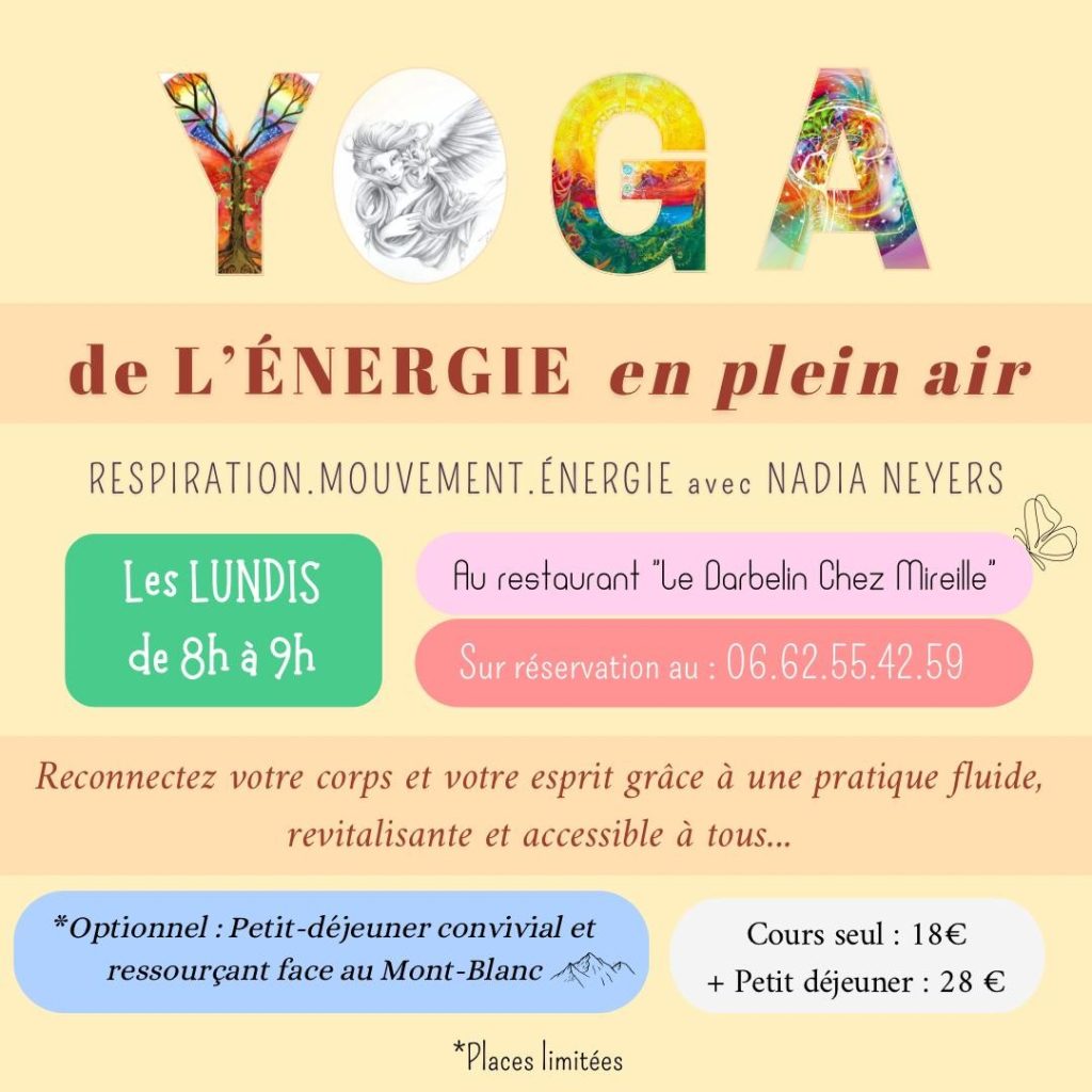 Yoga de l'énergie et petit déjeuner vitaminé Cordon