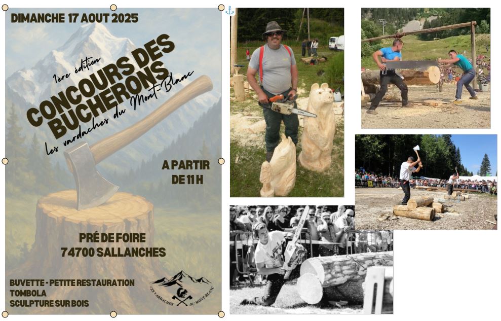 Concours de bûcherons Sallanches