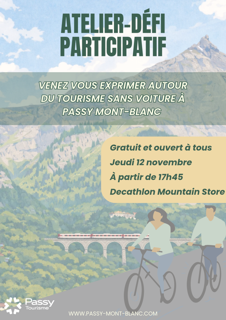 Atelier Défi participatif sur le tourisme sans voiture Passy