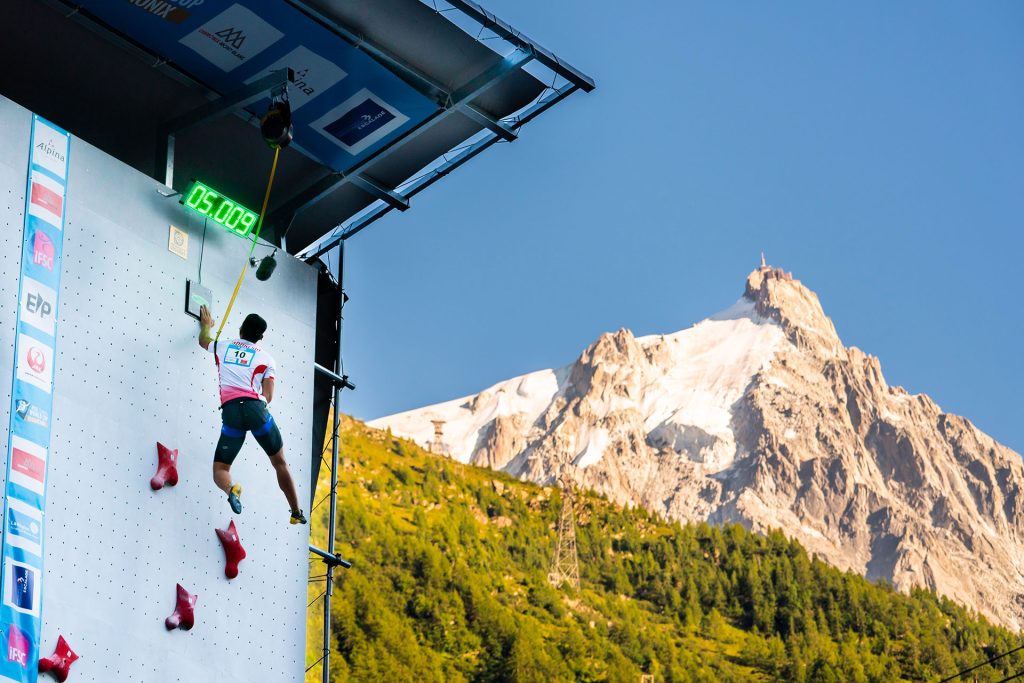 Coupe du Mont d'escalade Chamonix Mont Blanc