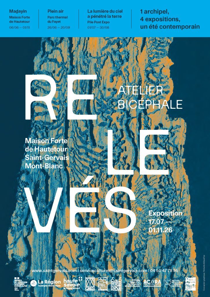 Exposition "Relevés" de l'Atelier Bicéphale, restitution de la résidence de création Saint Gervais les Bains