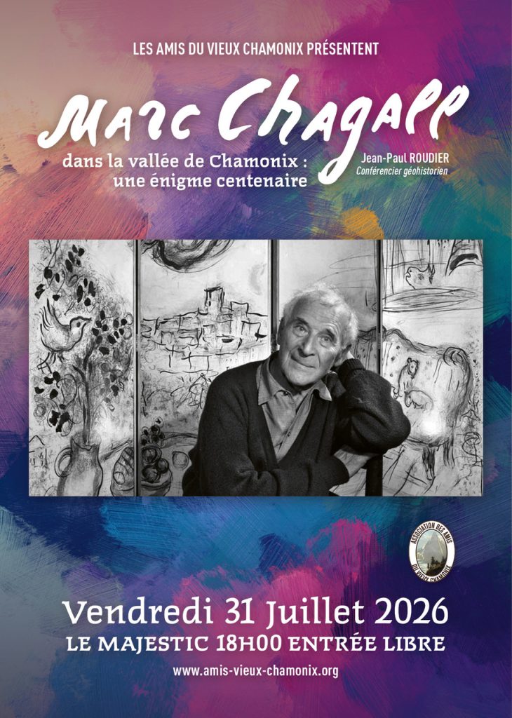 Conférence organisée par l&rsquo;Association les AMIS DU VIEUX CHAMONIX