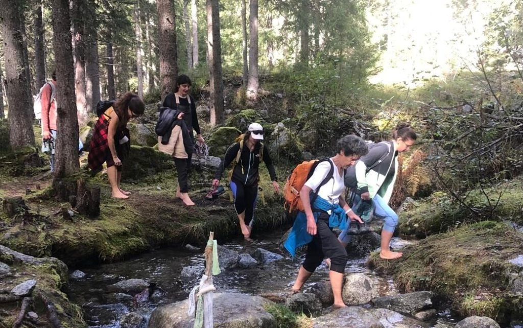 La marche du temps profond Chamonix Mont Blanc