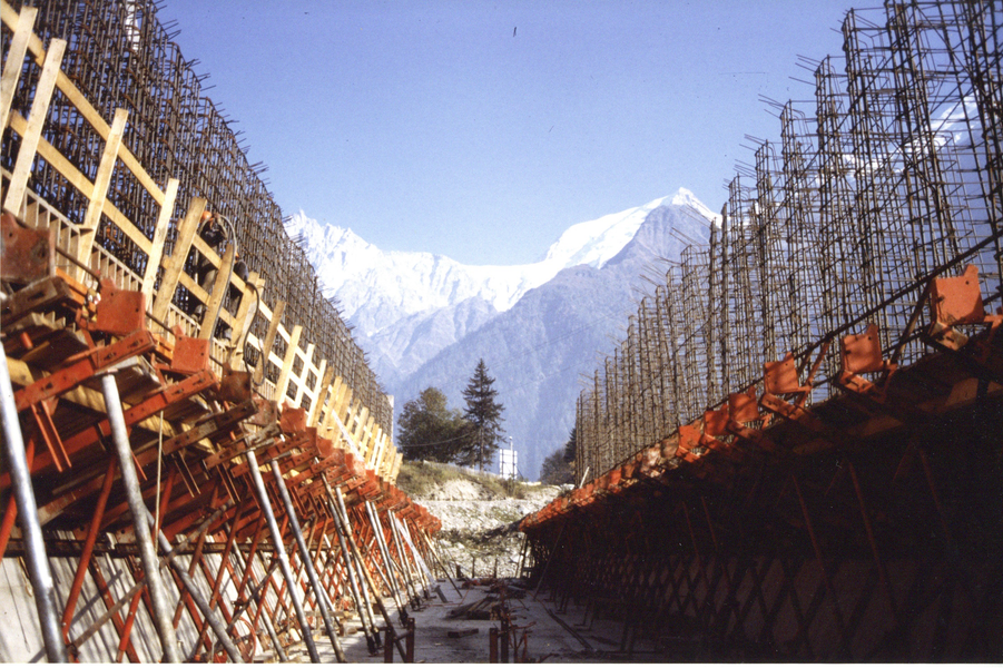 Dégâts torrentiels Les Houches 1905