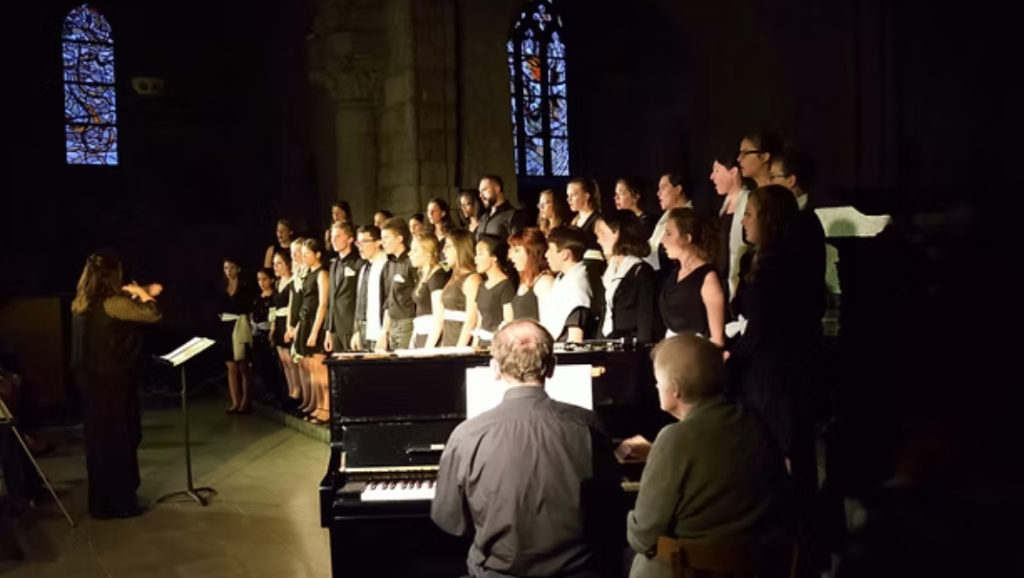 Concert des jeunes du Camp Chantant de l'association "Montagne et Joie" Cordon