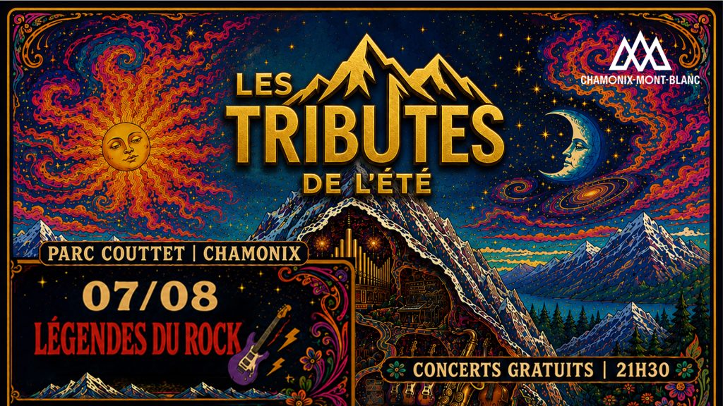 Tributes de l'été Les Légendes du Rock Chamonix Mont Blanc