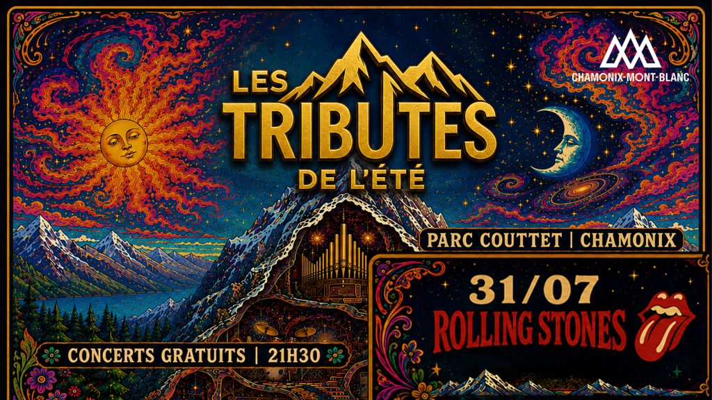 Tributes de l'été Rolling Stones Chamonix Mont Blanc