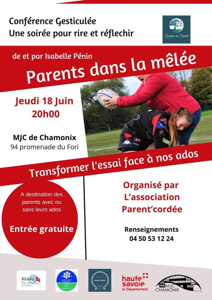 conférence gesticulée « Parents dans la mêlée »