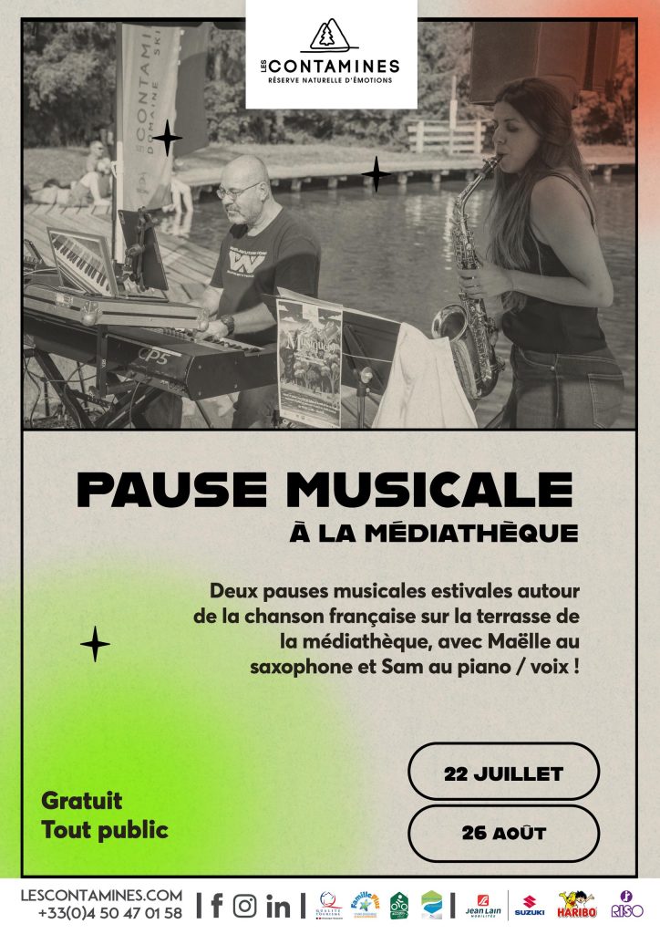 Pause musicale à la médiathèque avec Maëlle et Sam Les Contamines Montjoie