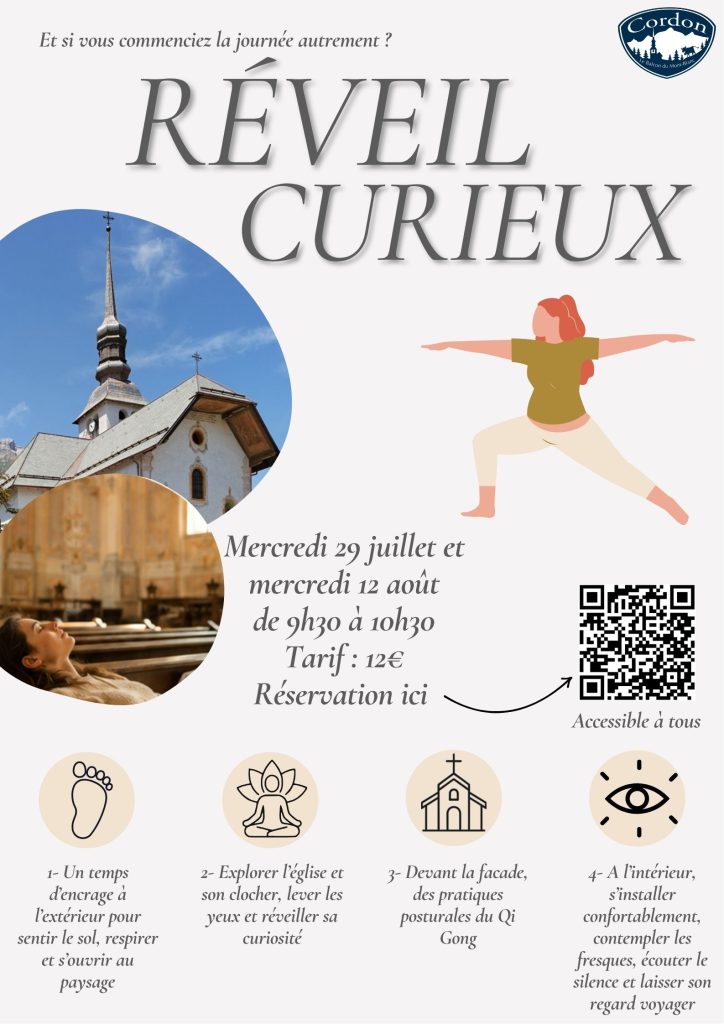 Réveil curieux — Découvrir, bouger, observer Cordon