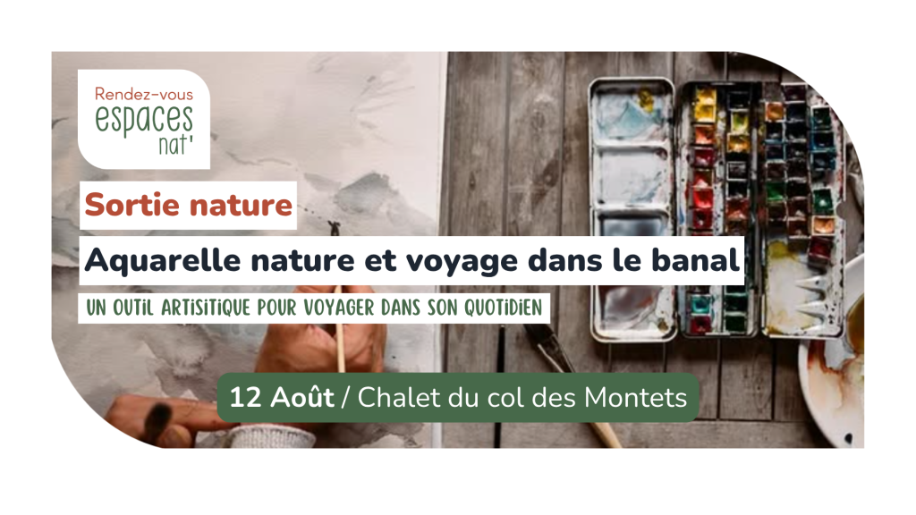 Sortie nature Aquarelle nature et voyage dans le banal Vallorcine