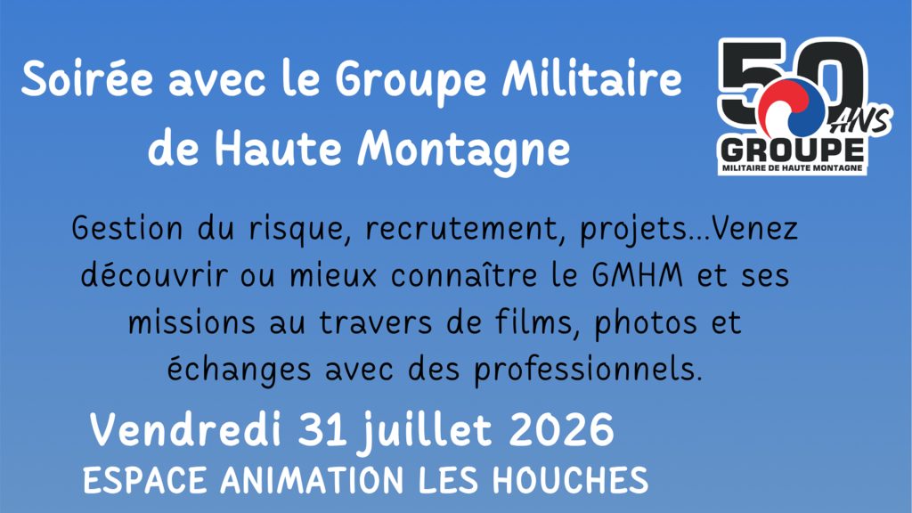Soirée films/conférence au profit de la caisse de secours du Fonds National Solidarité Montagne (FNSM) Les Houches