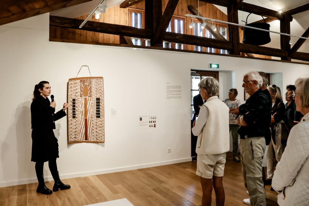 Visite commentée de l'exposition Madayin Violette Thibaudin Saint Gervais les Bains
