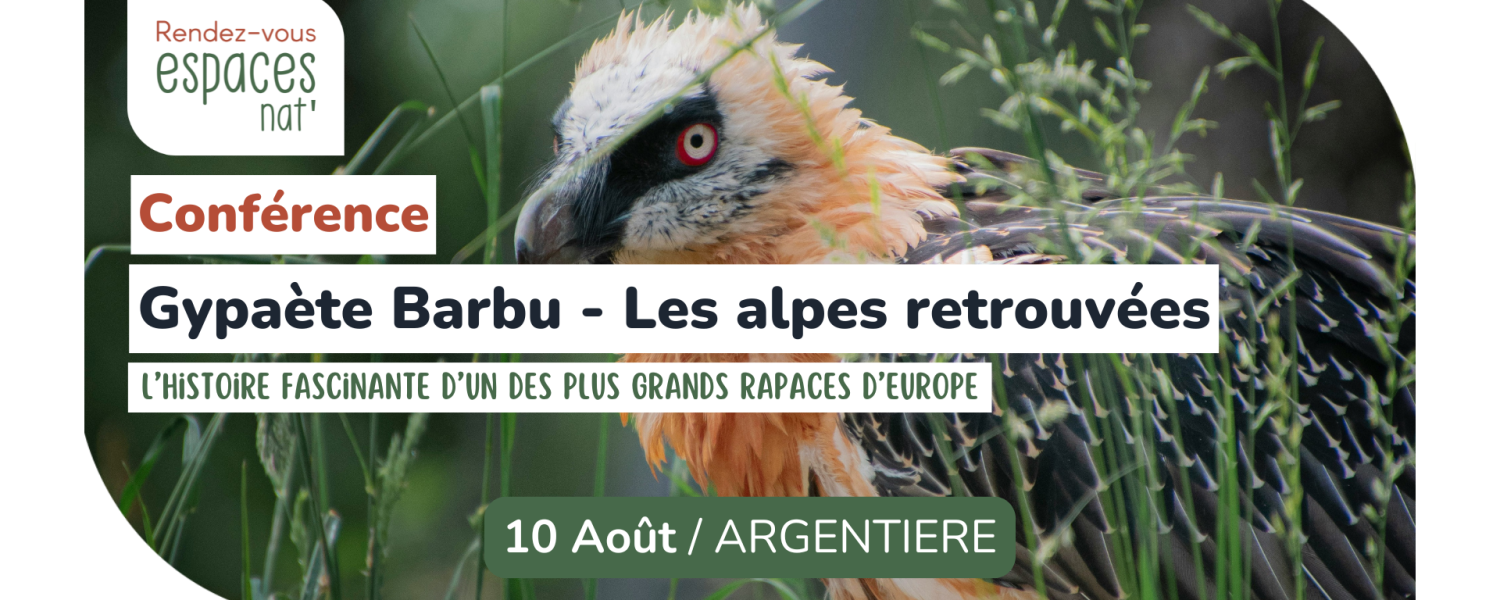 Conférence Gypaète Barbu, les Alpes retrouvées Argentière