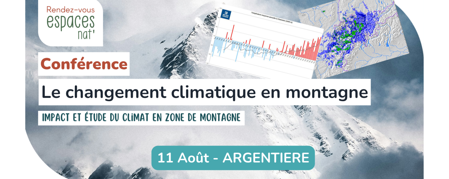 Conférence Le changement climatique en montagne Argentière