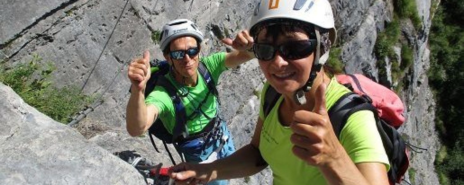 Via ferrata avec Vincent