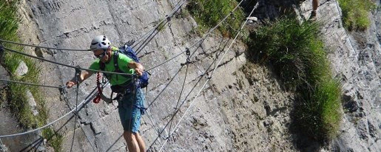 Via ferrata avec Vincent