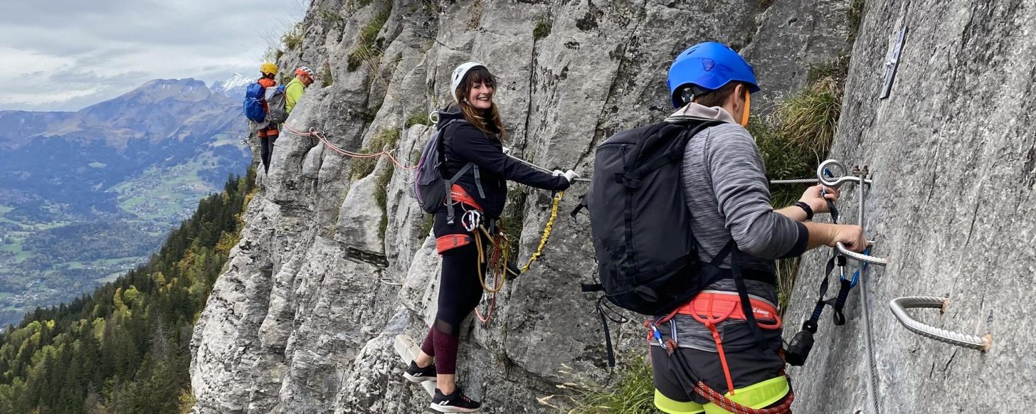 Via Ferrata avec Vincent, Guide du Bureau Montagne de Passy Passy
