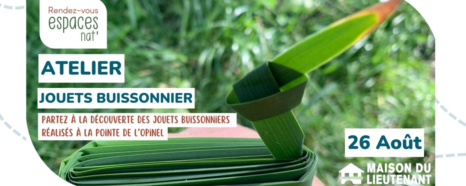 Atelier : Jouets buissonniers à la pointe de l&rsquo;opinel