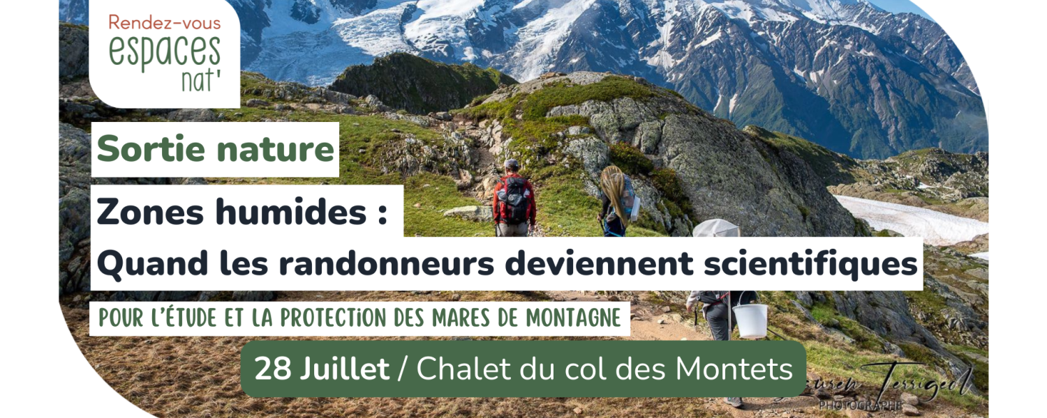 Sortie nature Zones humides : quand les randonneurs deviennent scientifiques Vallorcine