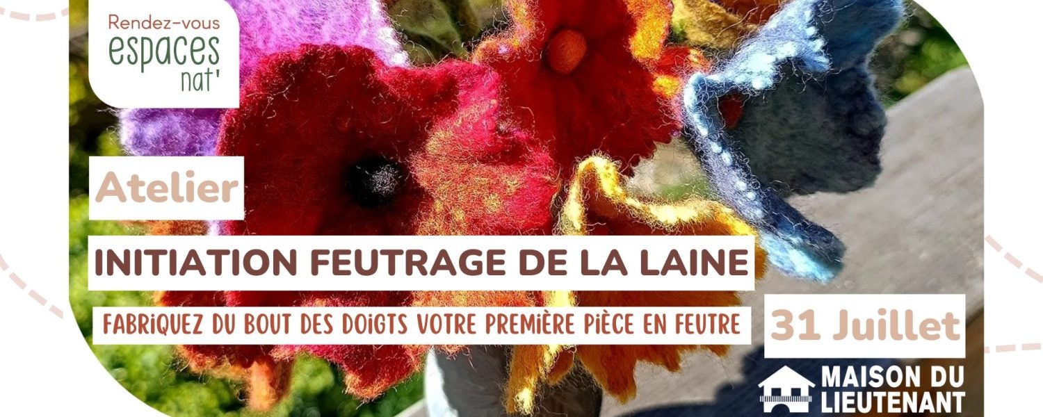 Atelier : Initiation feutrage de la laine