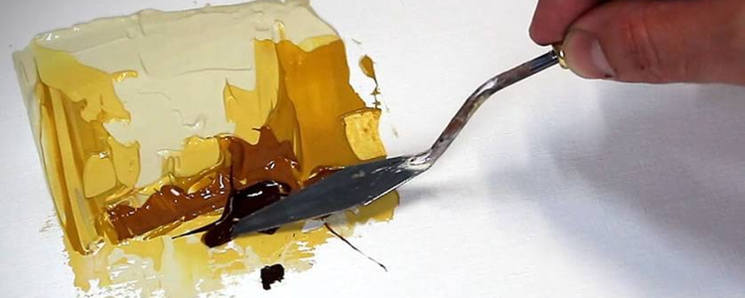 Atelier pour enfants peinture au couteau inspiration Ange Abrate Cordon