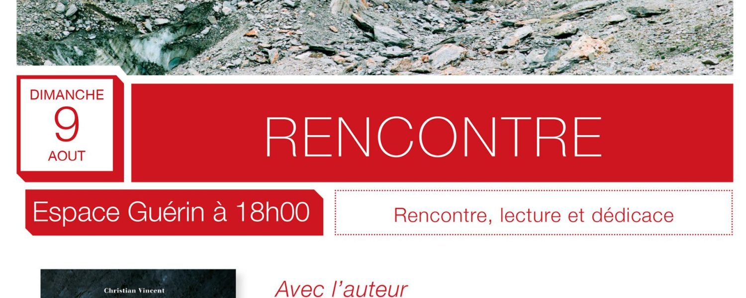 Rencontre avec Christian Vincent pour sos Glaciers Chamonix Mont Blanc