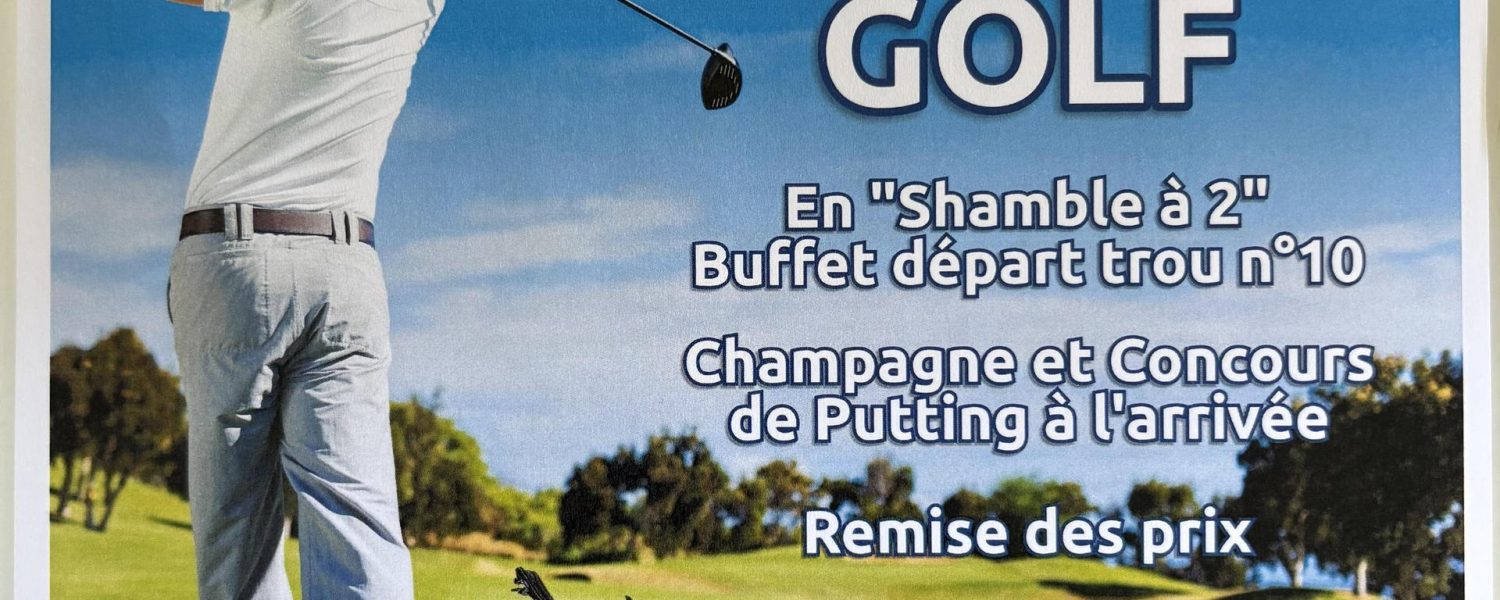 Affiche Golf