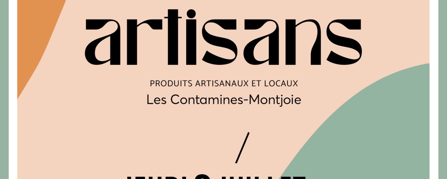 Marché des artisans Les Contamines Montjoie