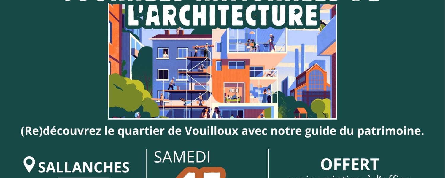 Journées nationales de l'Architecture 2026 Sallanches
