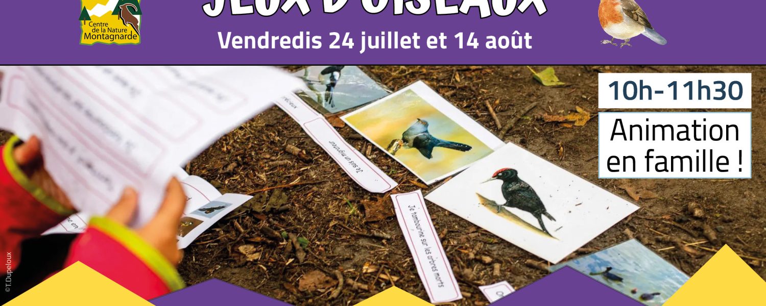 Enquêtes biodiversité : Jeux d'oiseaux Sallanches