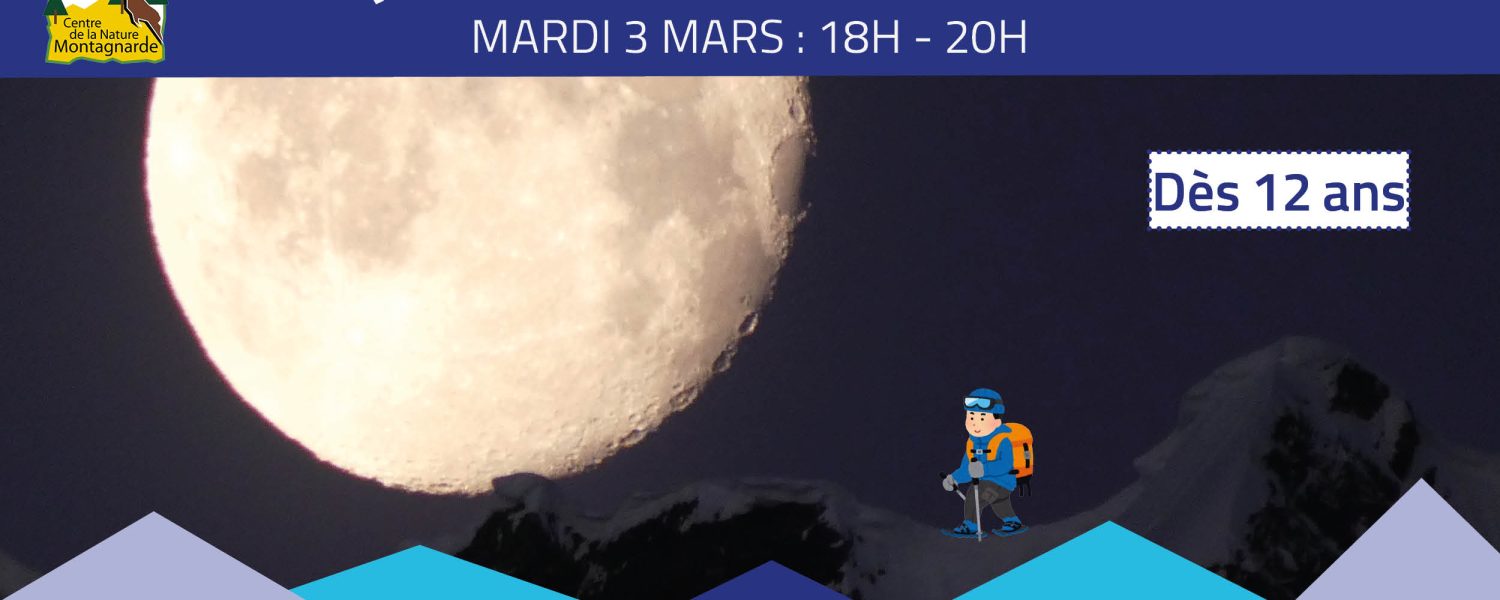 Raquettes sous la pleine lune Sallanches