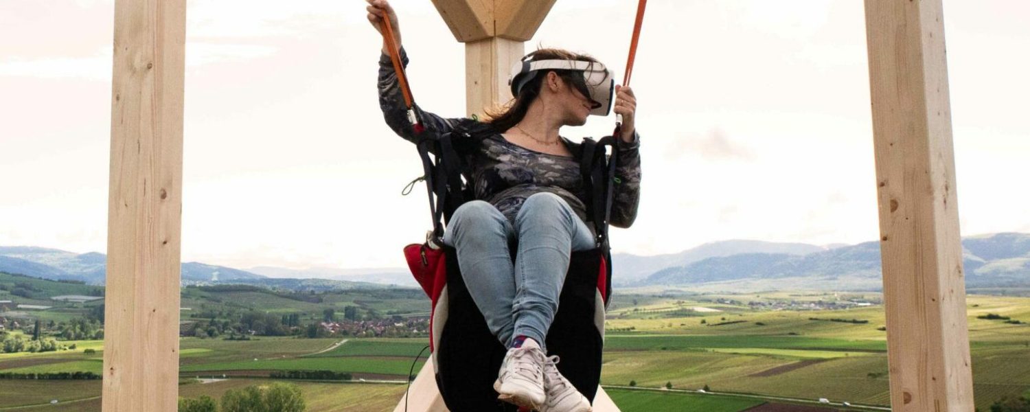 Simulation de vol en parapente Combloux