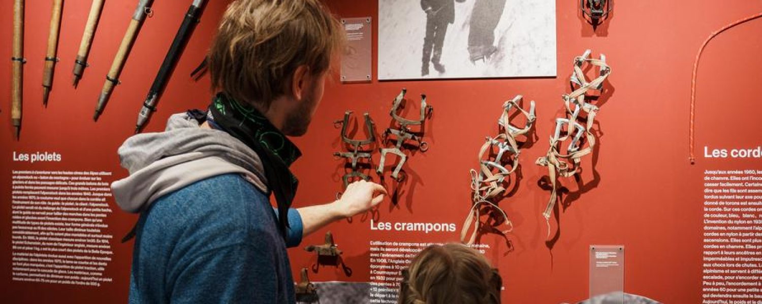 Exposition permanente " Le mont Blanc, côté Val Montjoie" Saint Gervais les Bains