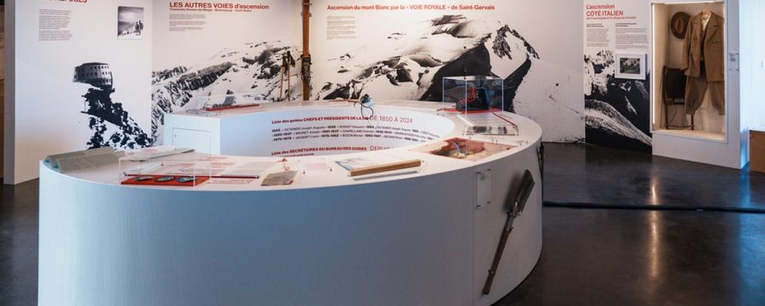 Exposition permanente " Le Mont Blanc, côté Val Montjoie" Saint Gervais les Bains