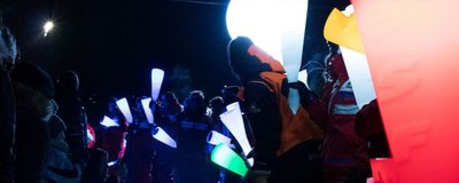 Descente aux flambeaux de Praz sur Arly