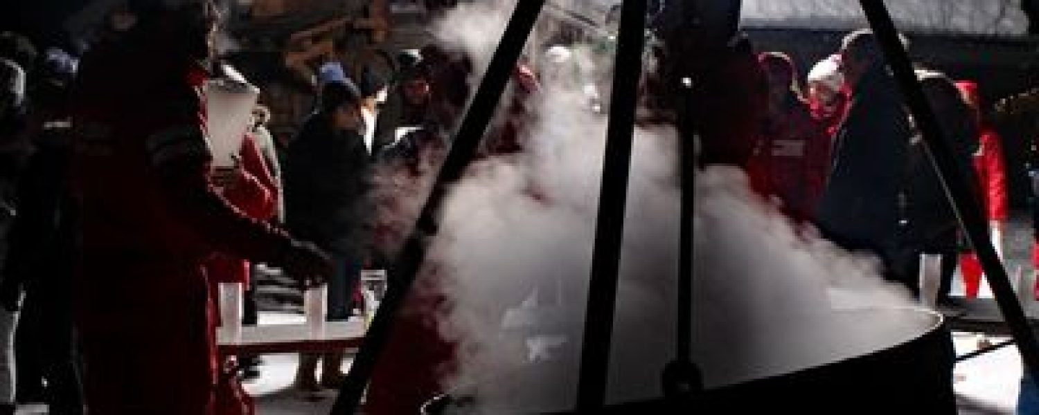 Descente aux flambeaux de Praz sur Arly