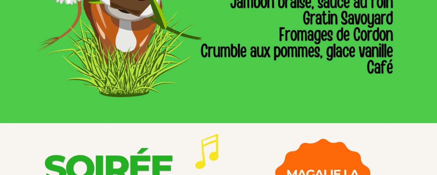 Soirée repas dansant des agriculteurs de Cordon Cordon