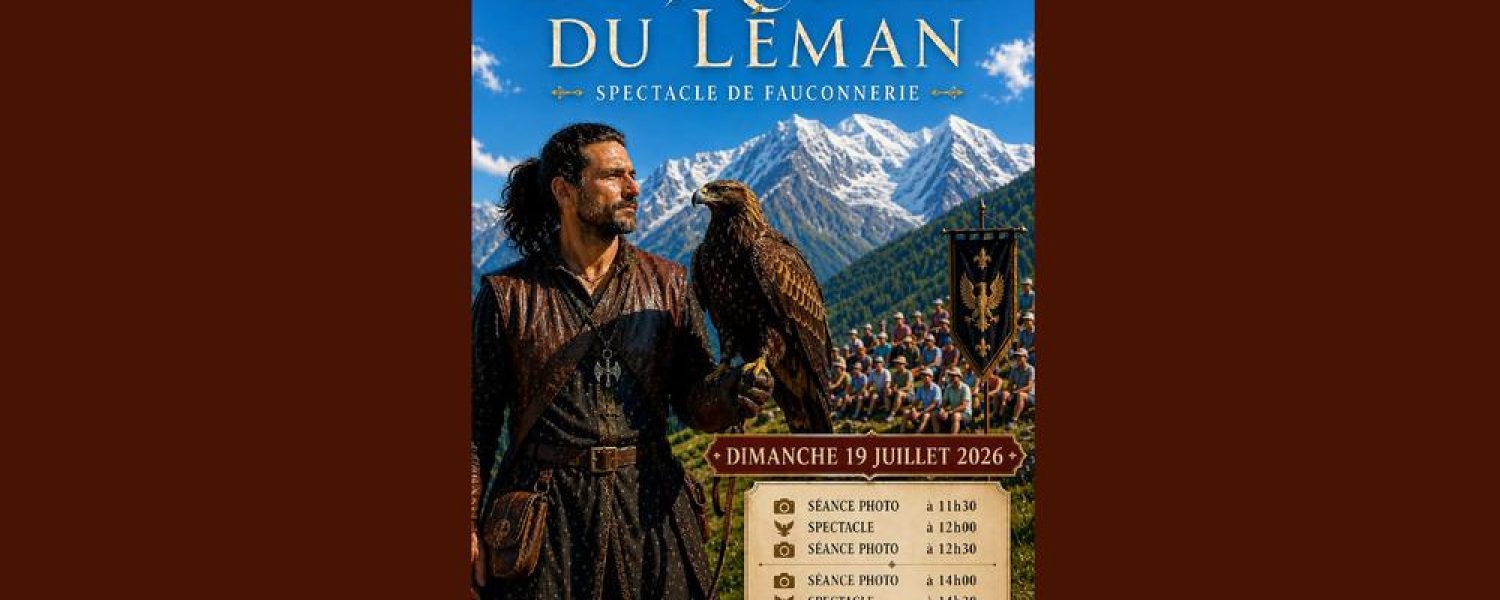 Spectacle "Les aigles du Léman" Les Houches