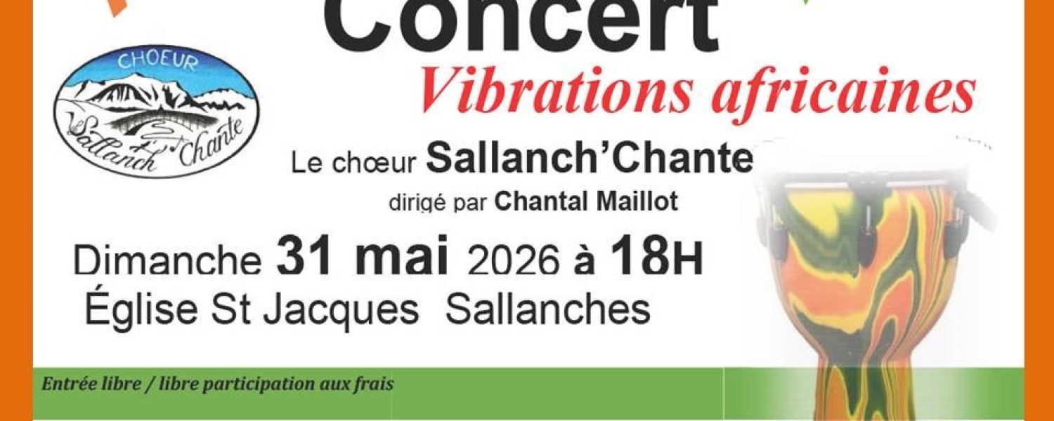 Concert Vibrations africaines Sallanches