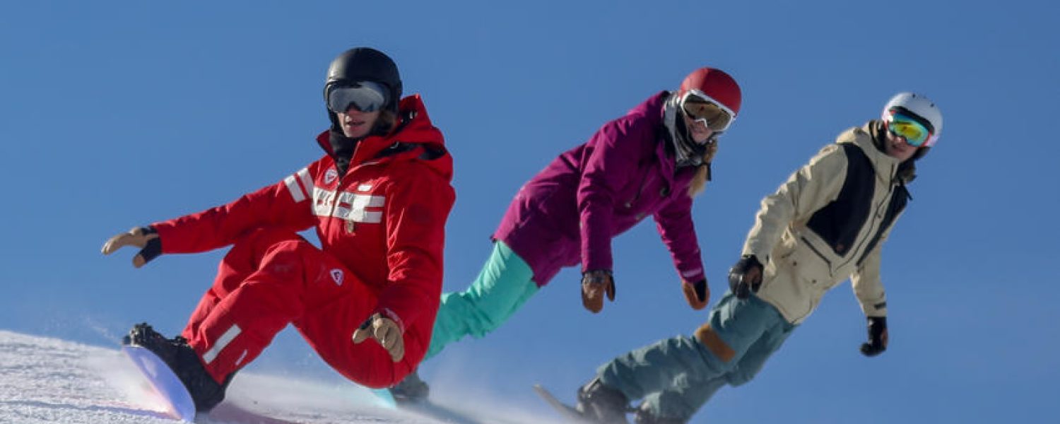 Cours de snowboard avec l'ESF