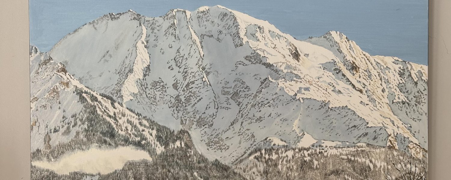Exposition de peinture à l'huile de Didier Touchard Les Houches