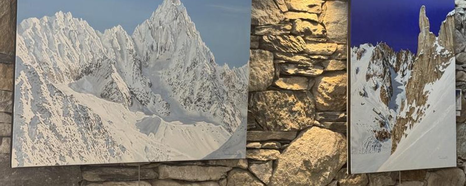 Exposition de peinture à l'huile de Didier Touchard Les Houches